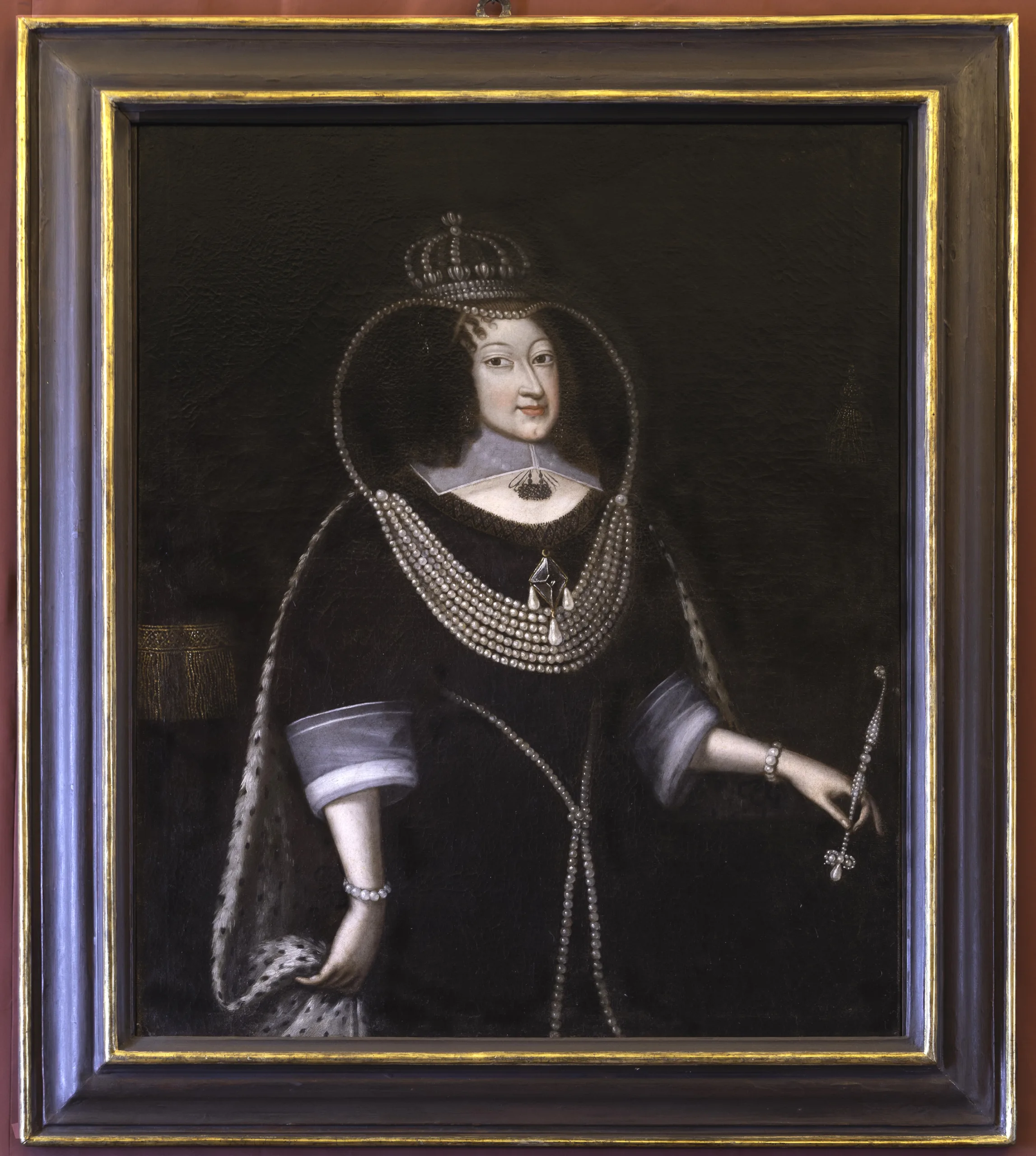Philibert Torret detto Narciso, attribuito, Cristina di Francia in abiti vedovili, 1650 - 1655, Olio su tela