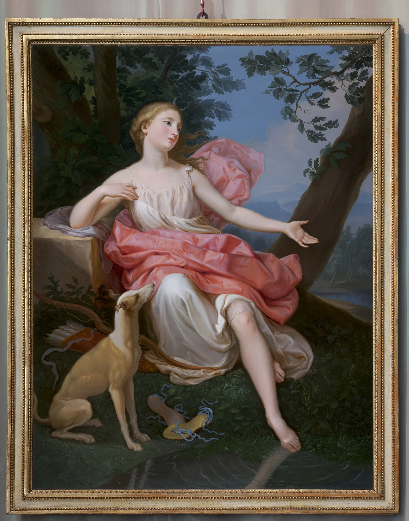 Lorenzo Pécheux, Diana cacciatrice, 1788 post, olio su tela