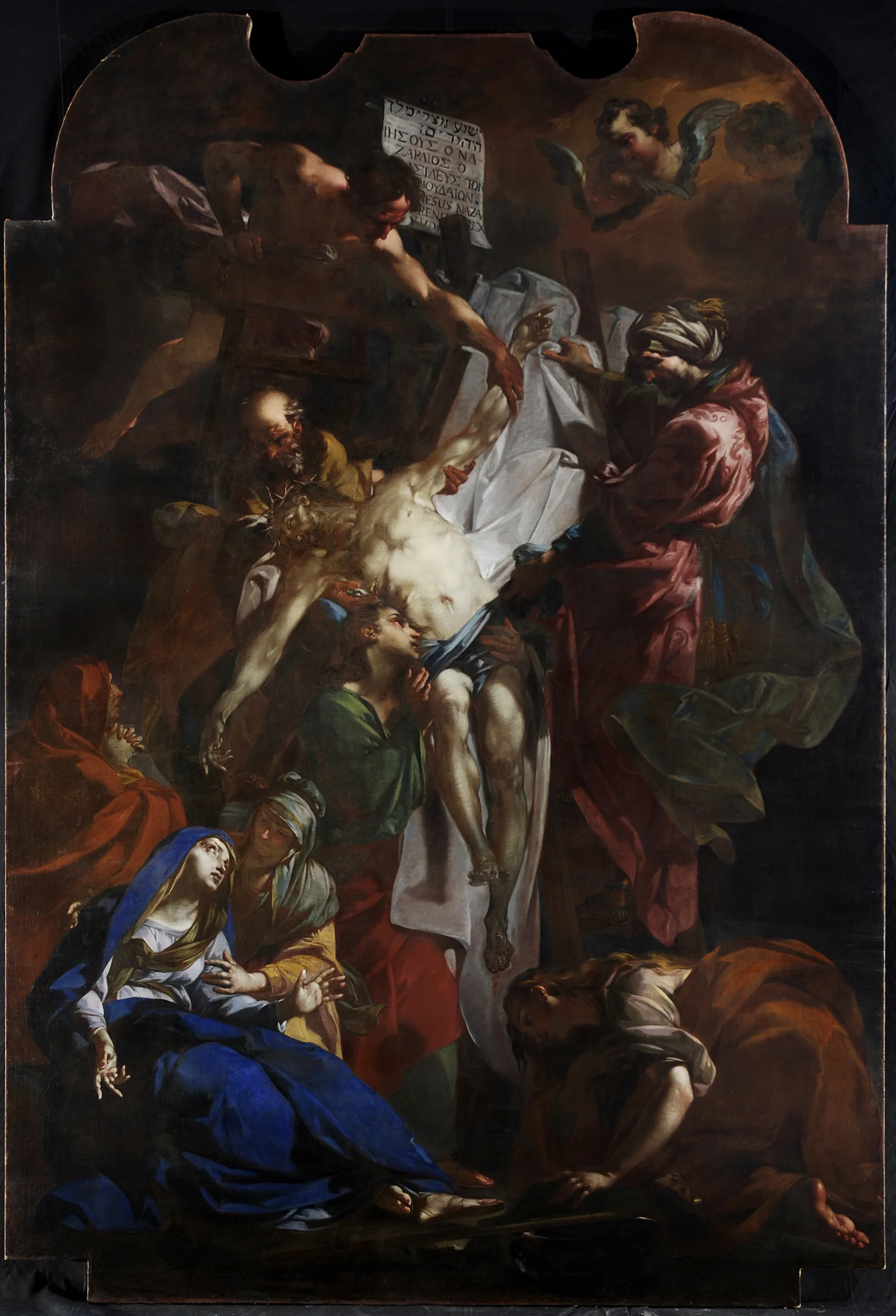 Claudio Francesco Beaumont, Deposizione di Cristo dalla Croce, 1731 post, olio su tela