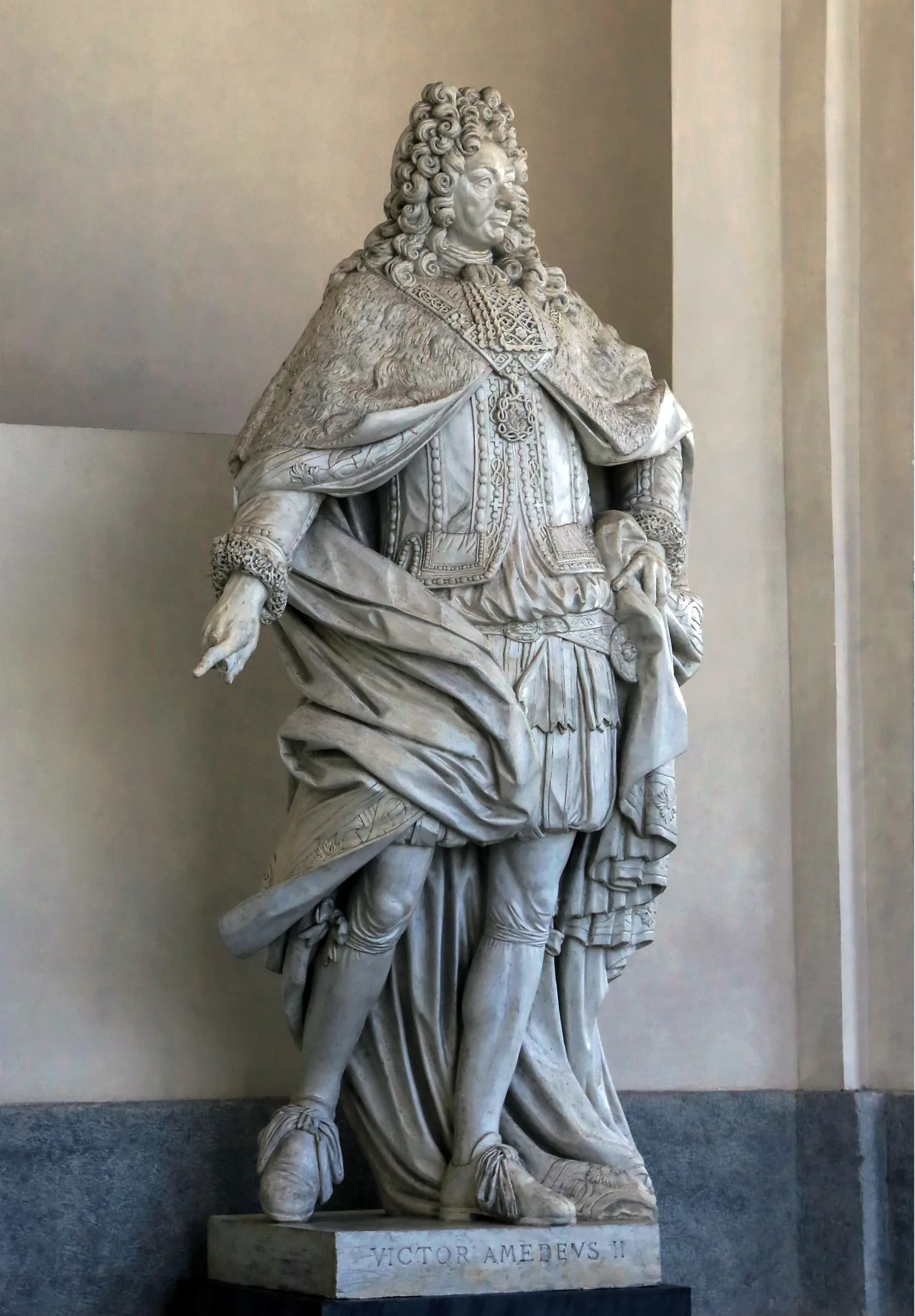 Dall’originale di Ignazio e Filippo Collino, Vittorio Amedeo II, 1934 - 1935, scultura in gesso